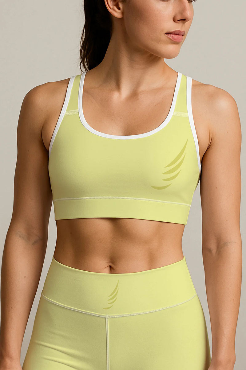 "Pastel Yellow" UltraComfort Sports bra