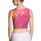 Haut court "Rose en fleur"