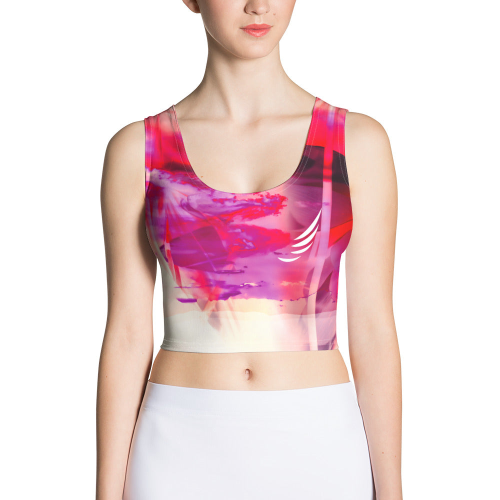 "Rose Waterflower" Crop Top