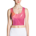 Haut court "Rose en fleur"