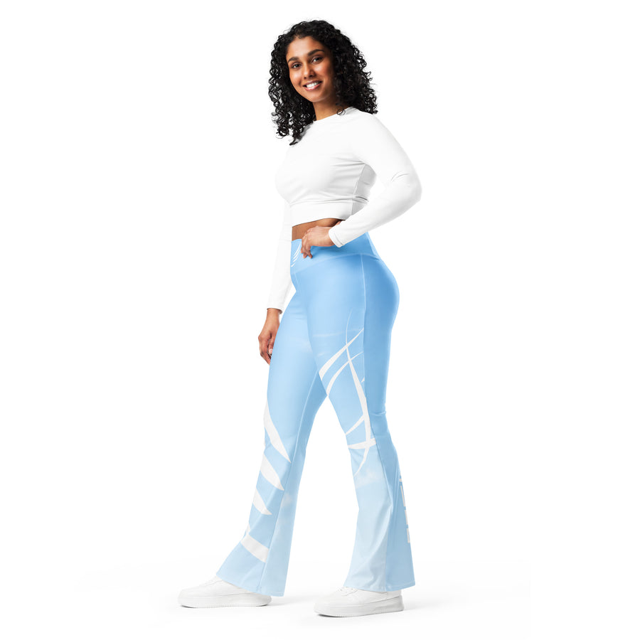 "Sky Blue" Flare leggings