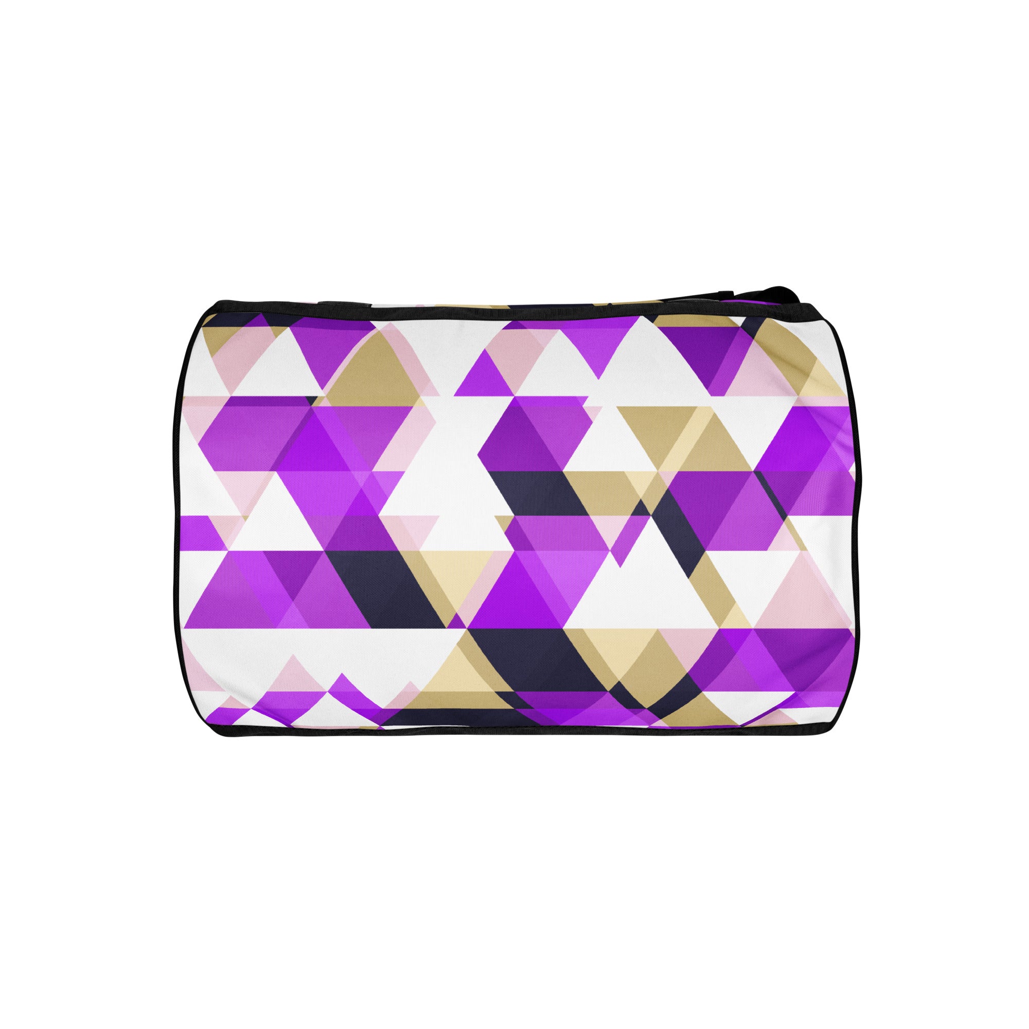 "Check Pattern Purple" Gym bag