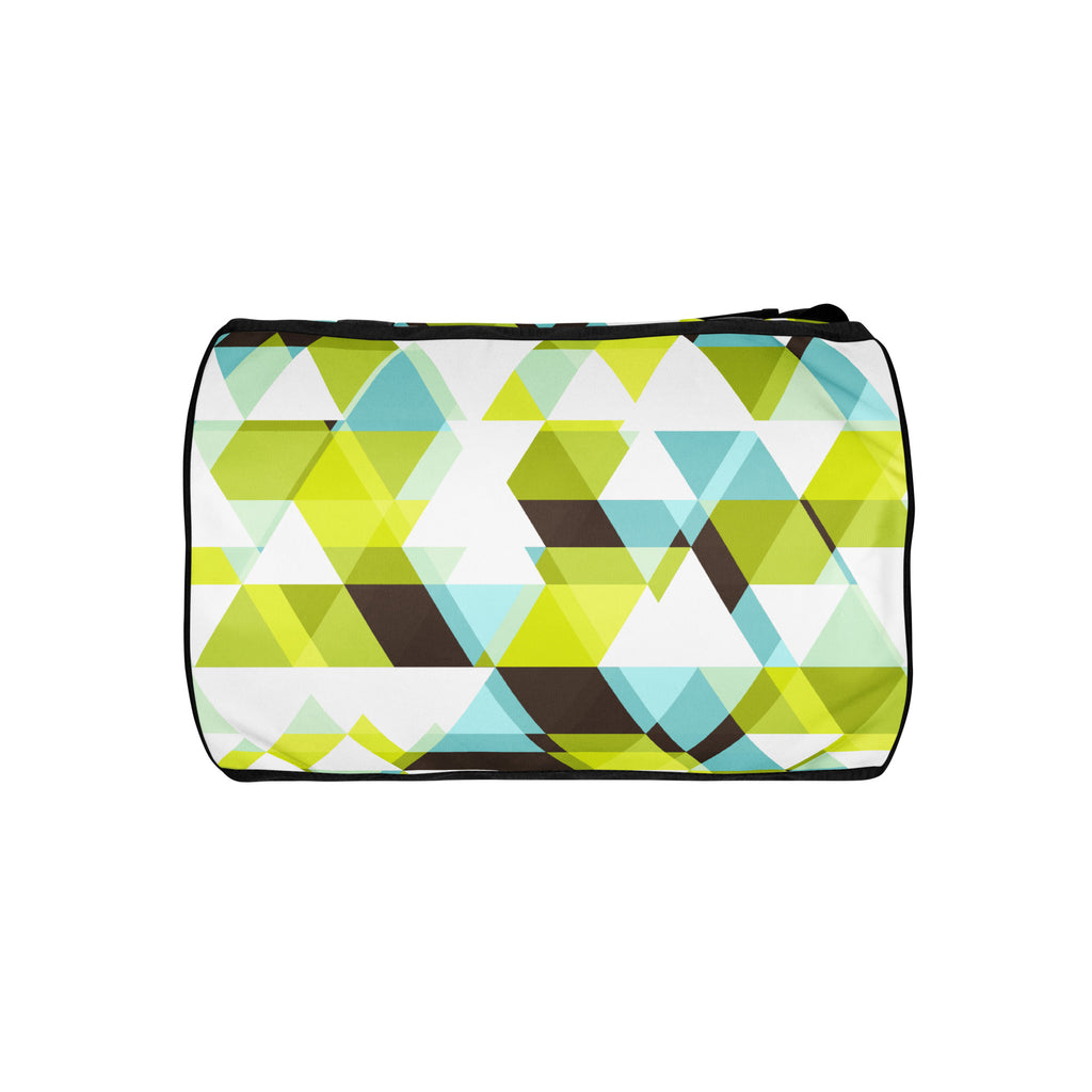 "Check Pattern Green" Gym bag