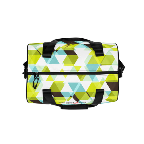 "Check Pattern Green" Gym bag