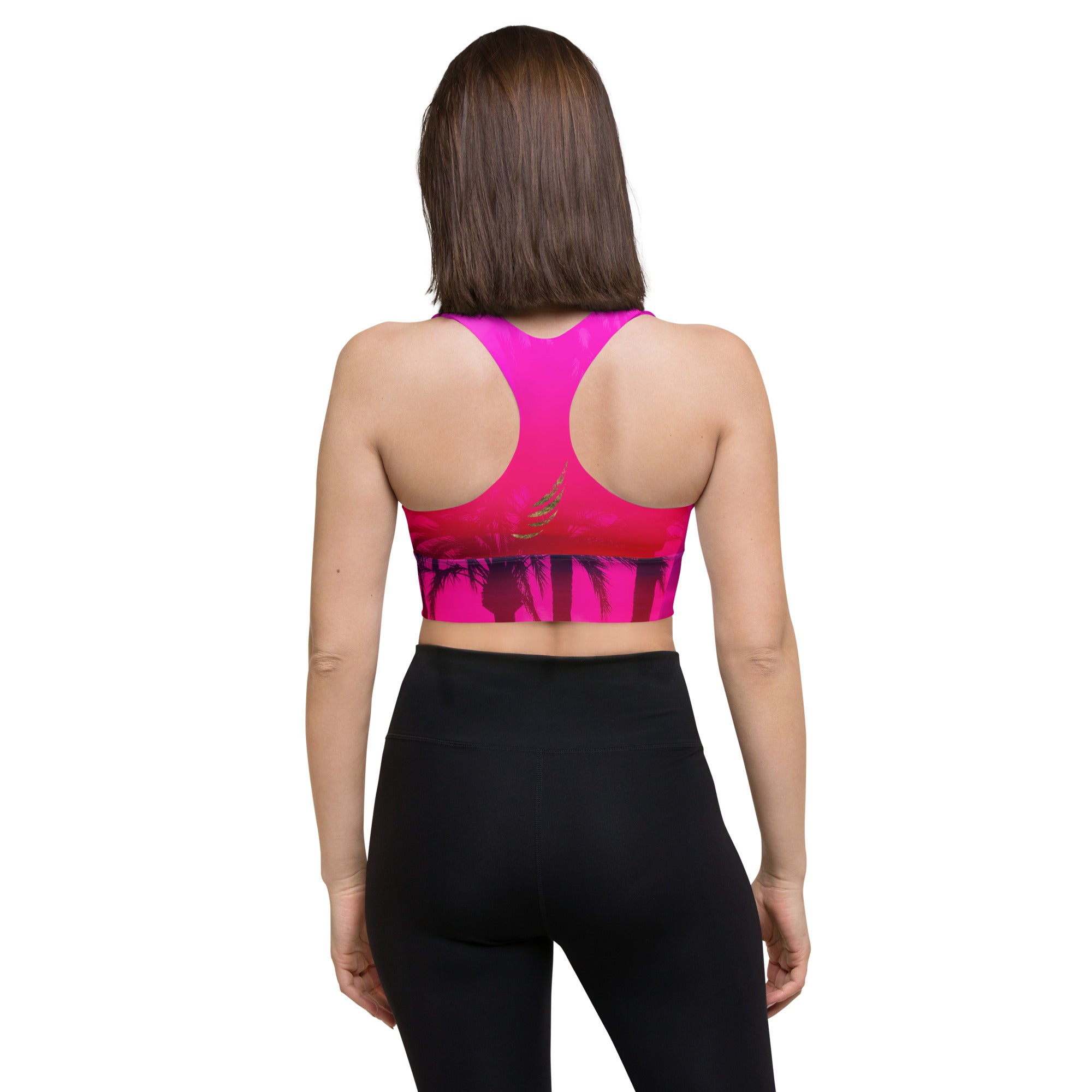 "Longing" Longline sports bra
