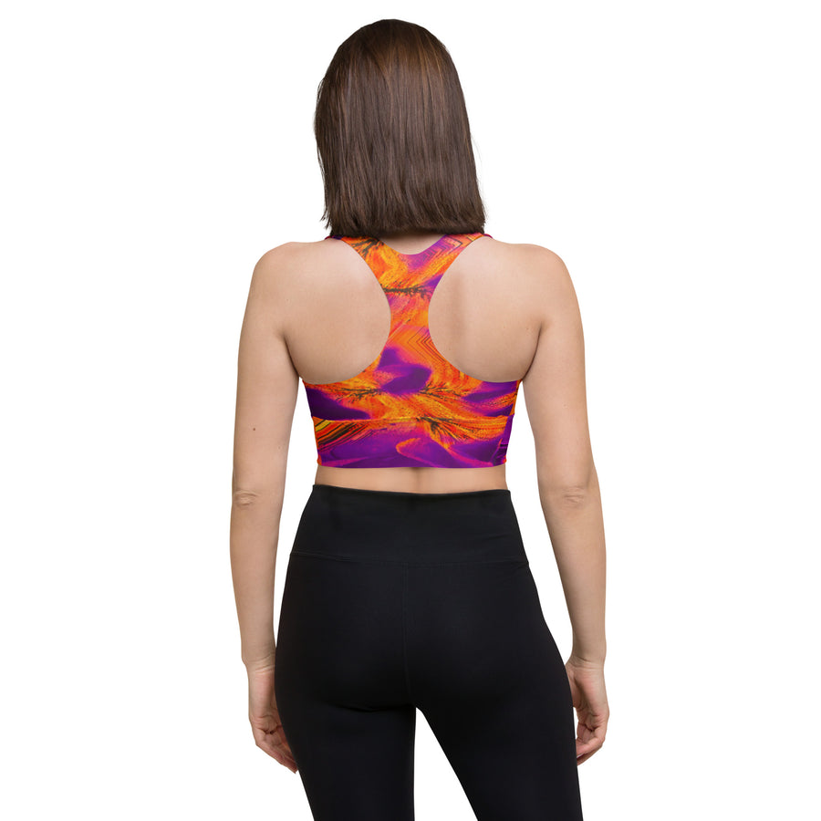 Longline sports bra