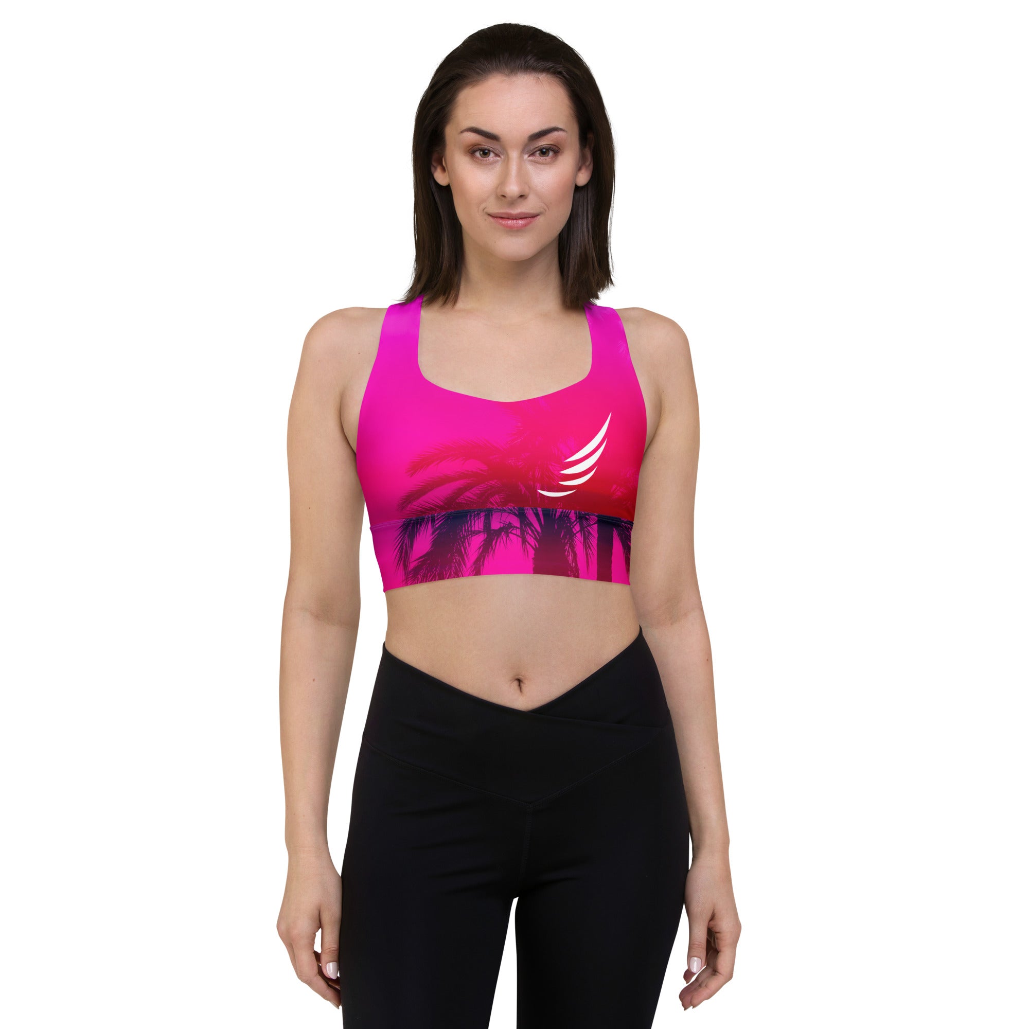 "Longing" Longline sports bra