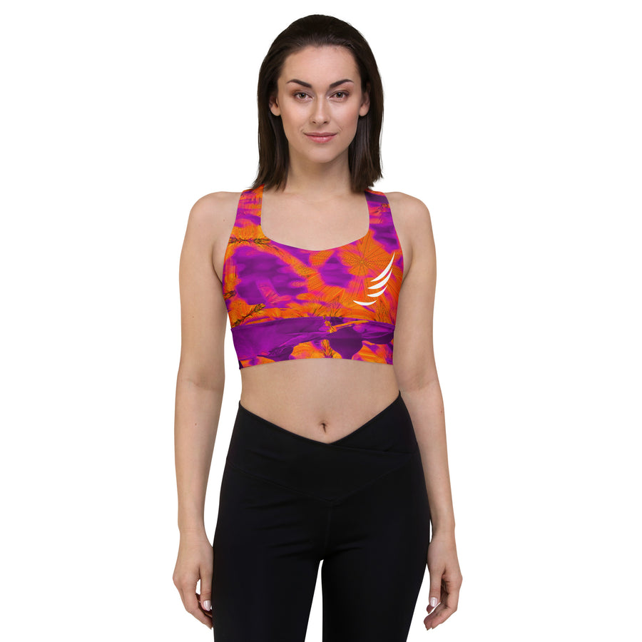 Longline sports bra