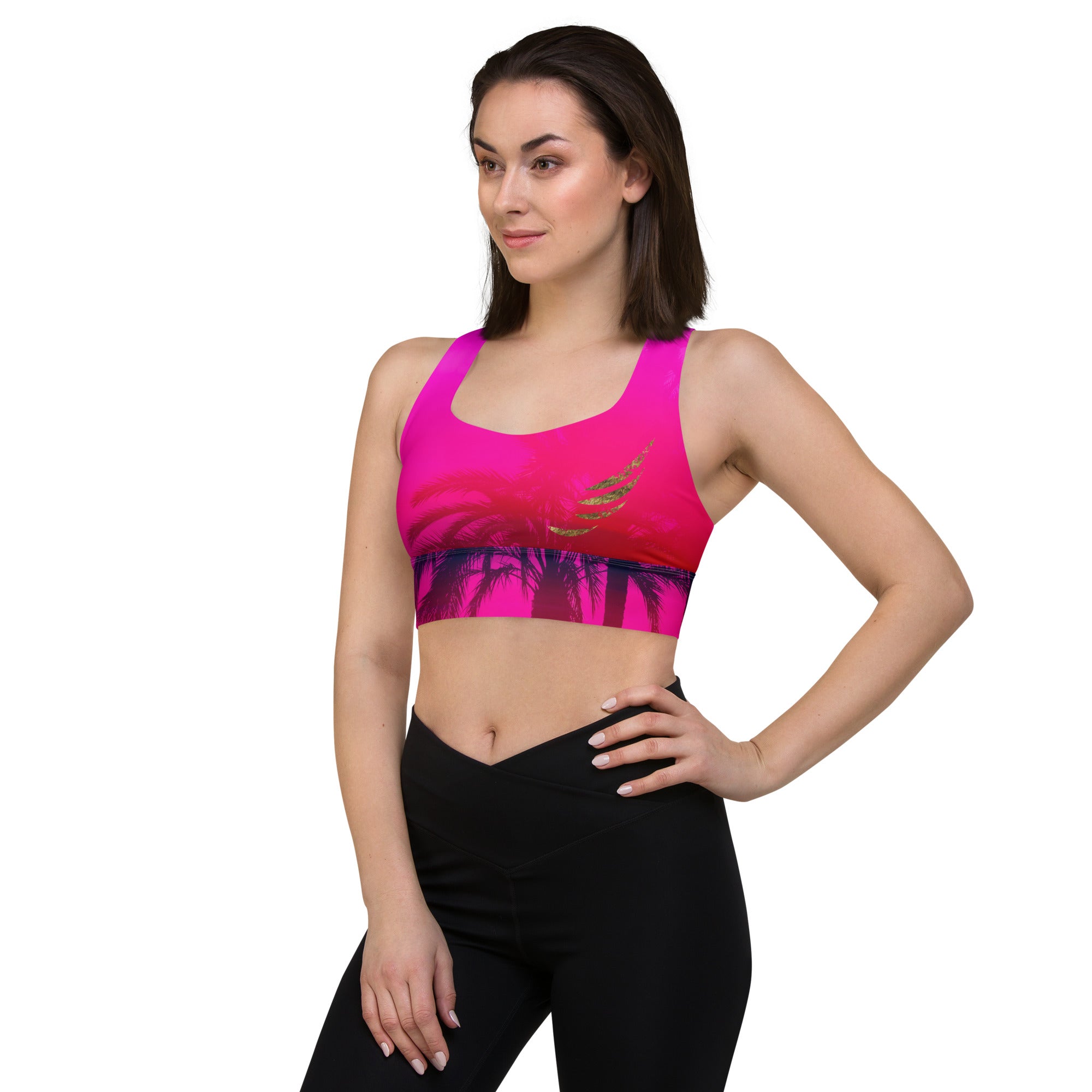 "Longing" Longline sports bra