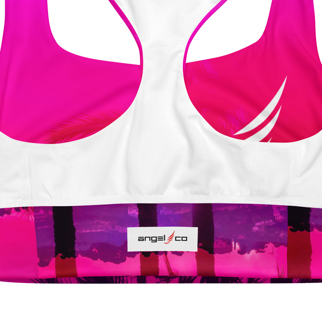 "Longing" Longline sports bra