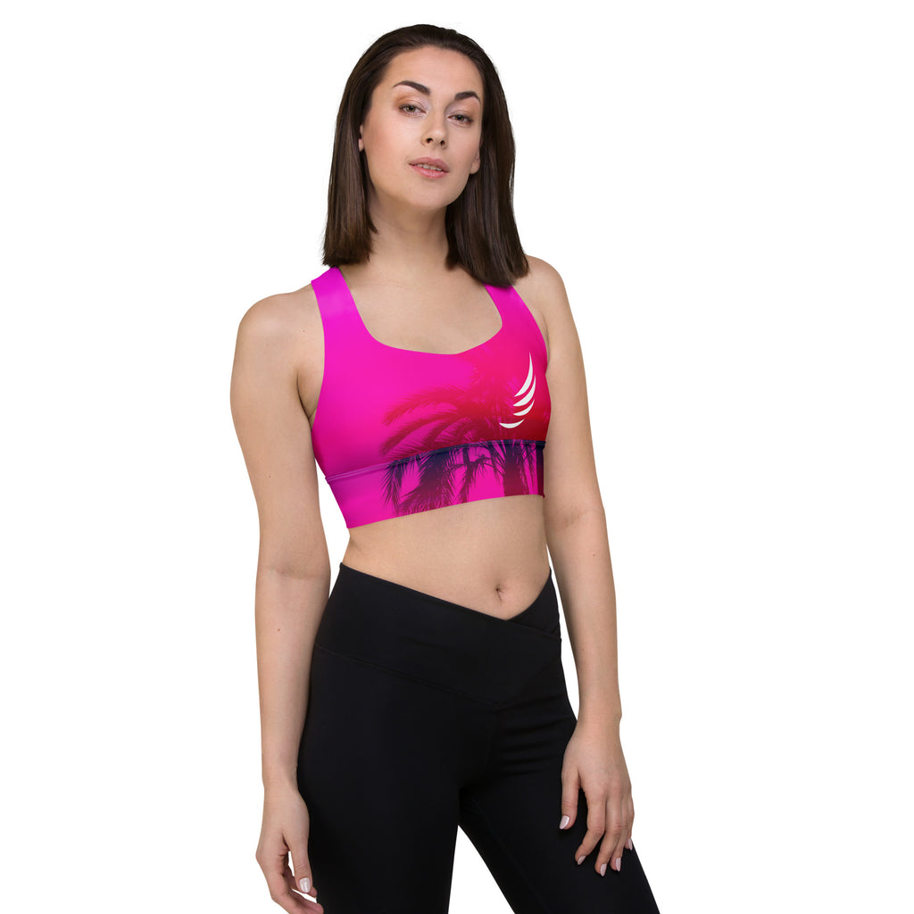 "Longing" Longline sports bra