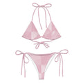 "Pastel Rose" recycled string bikini