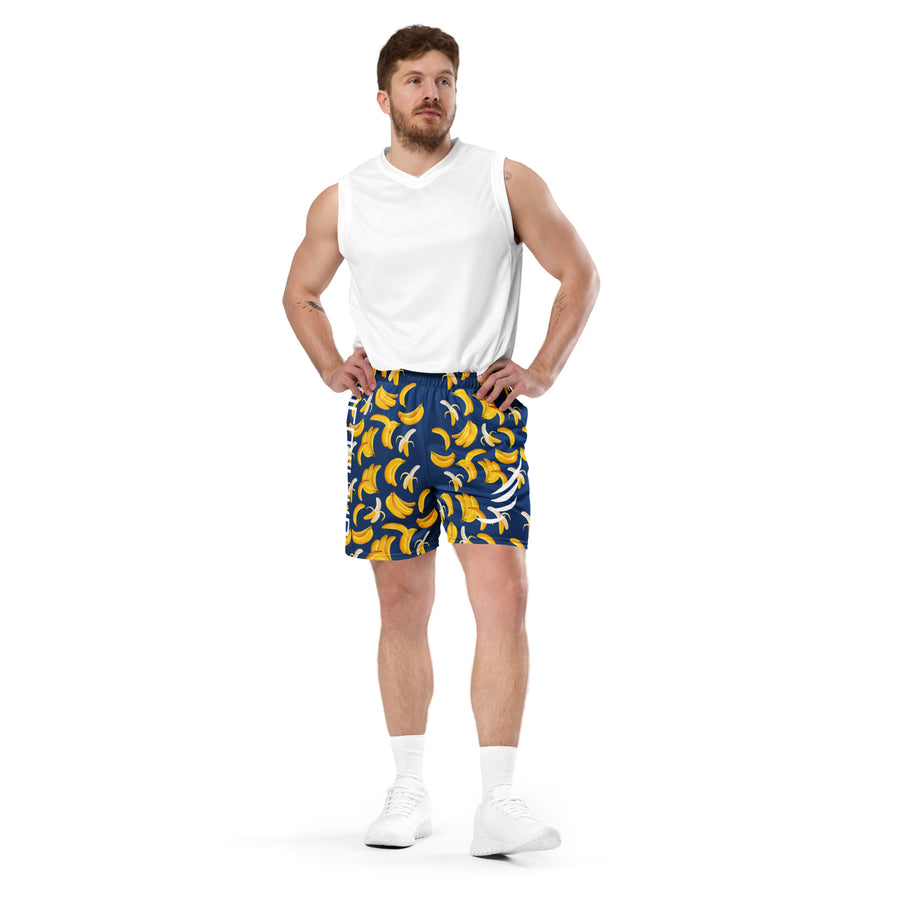 "Banana Fun" mesh shorts