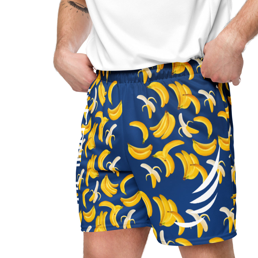 "Banana Fun" mesh shorts