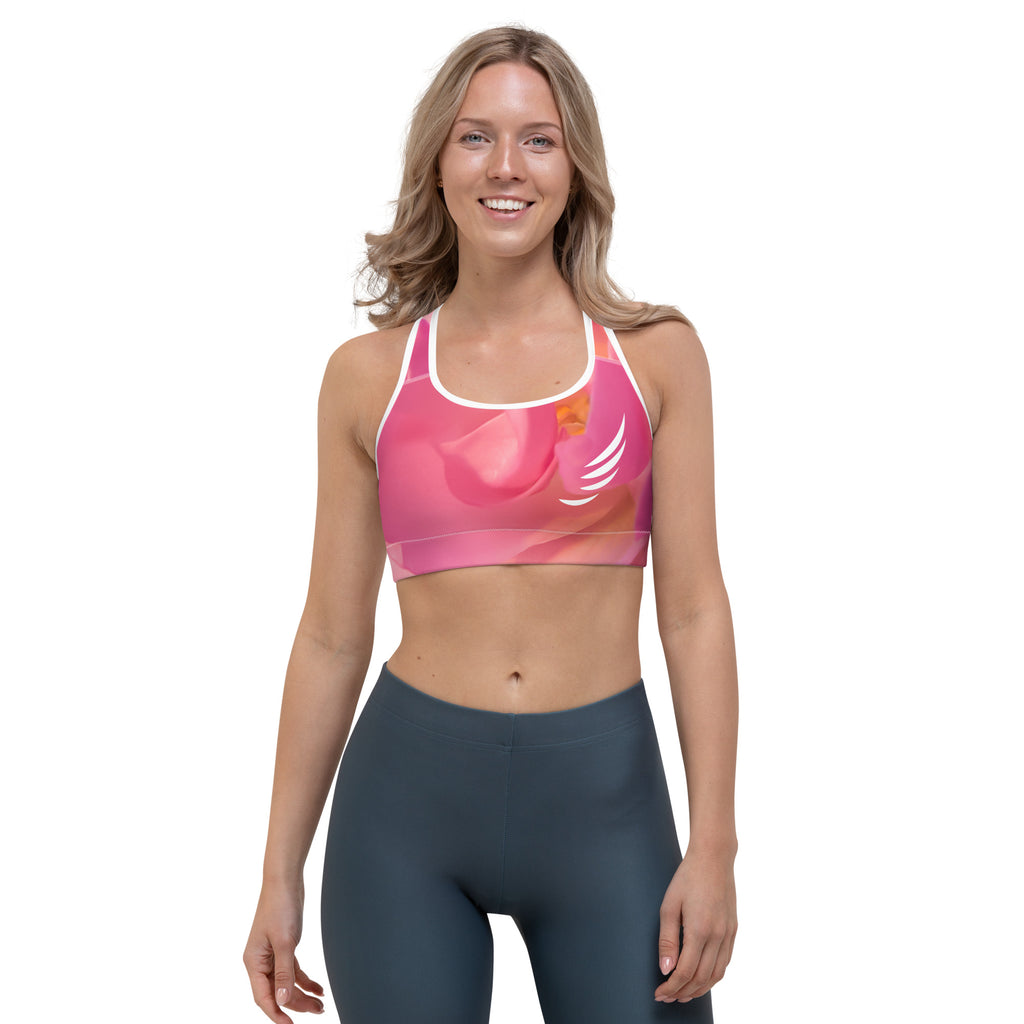 "Rose Blossom" Sports bra