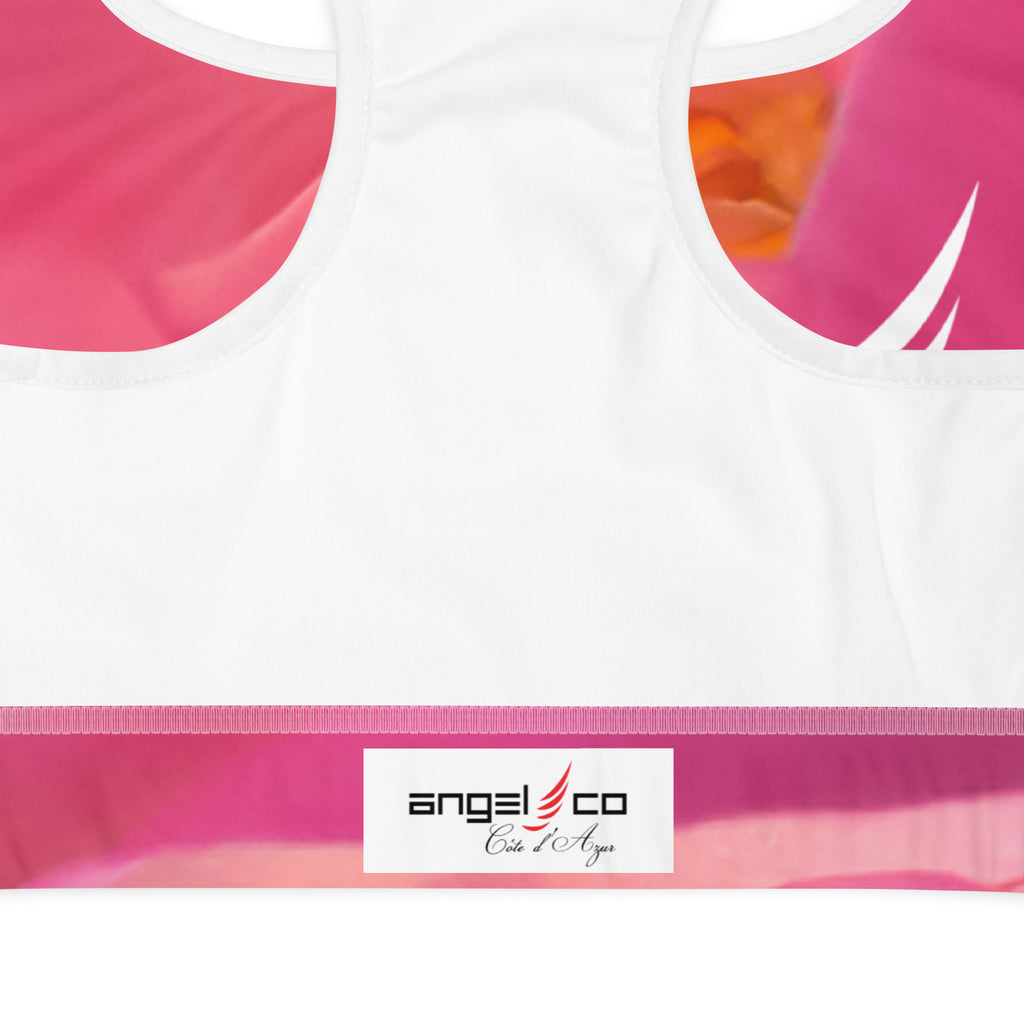 "Rose Blossom" Sports bra