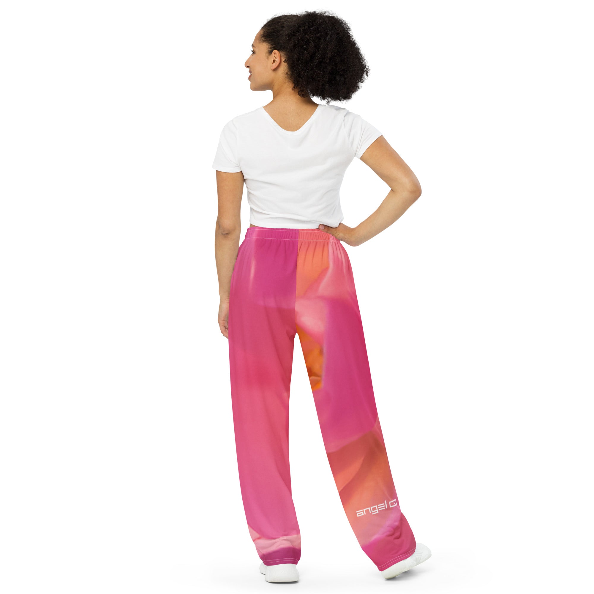 "Rose Blossom" wide-leg Pants