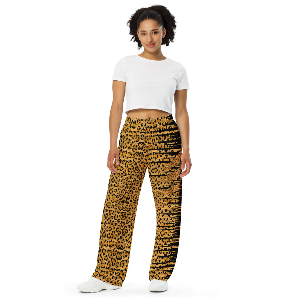 All-over print unisex wide-leg pants