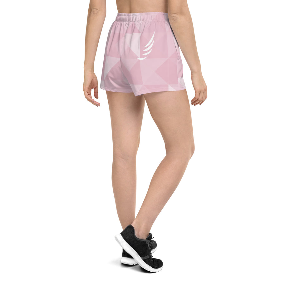 "Pastel Rose" Recycled Athletic Shorts