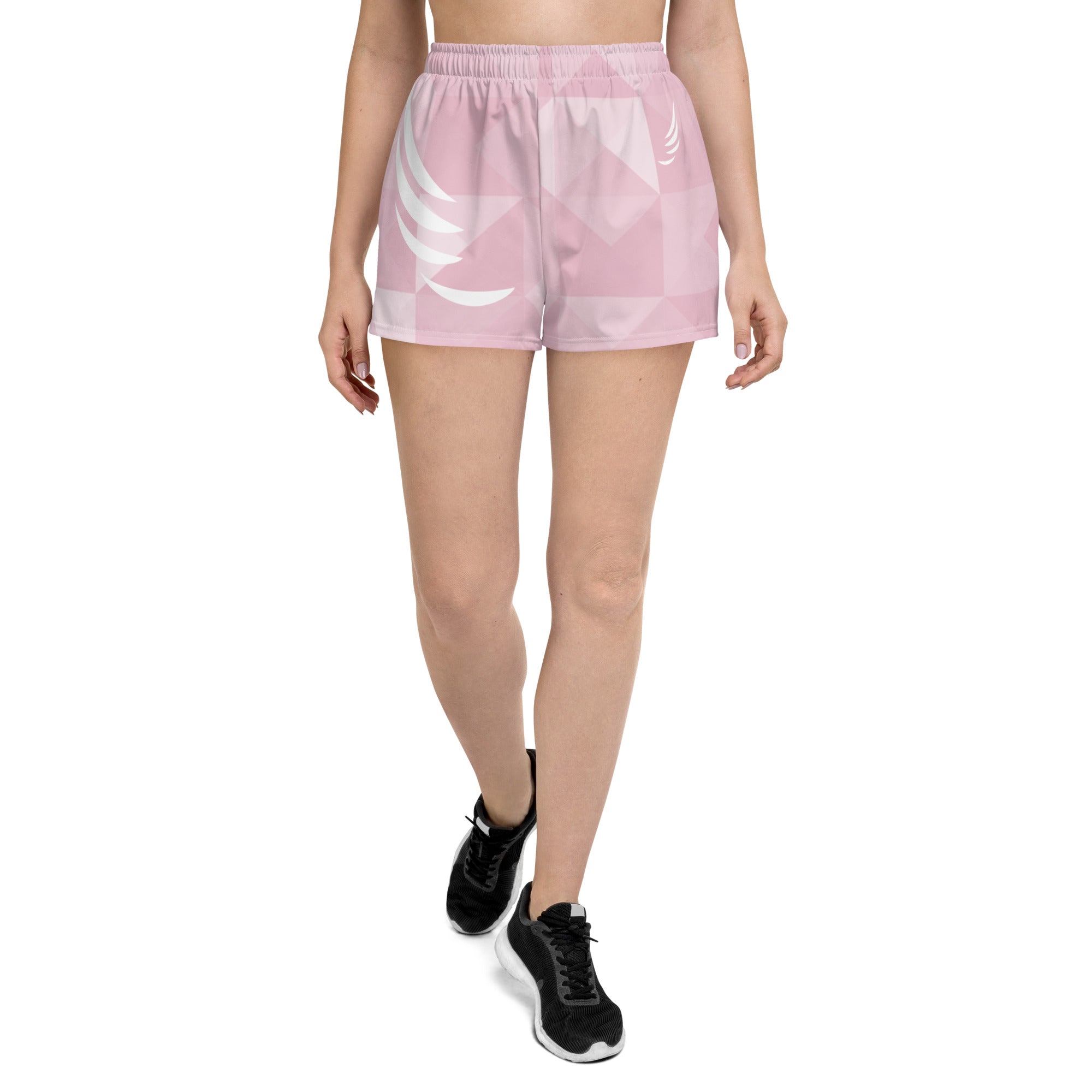 "Pastel Rose" Recycled Athletic Shorts