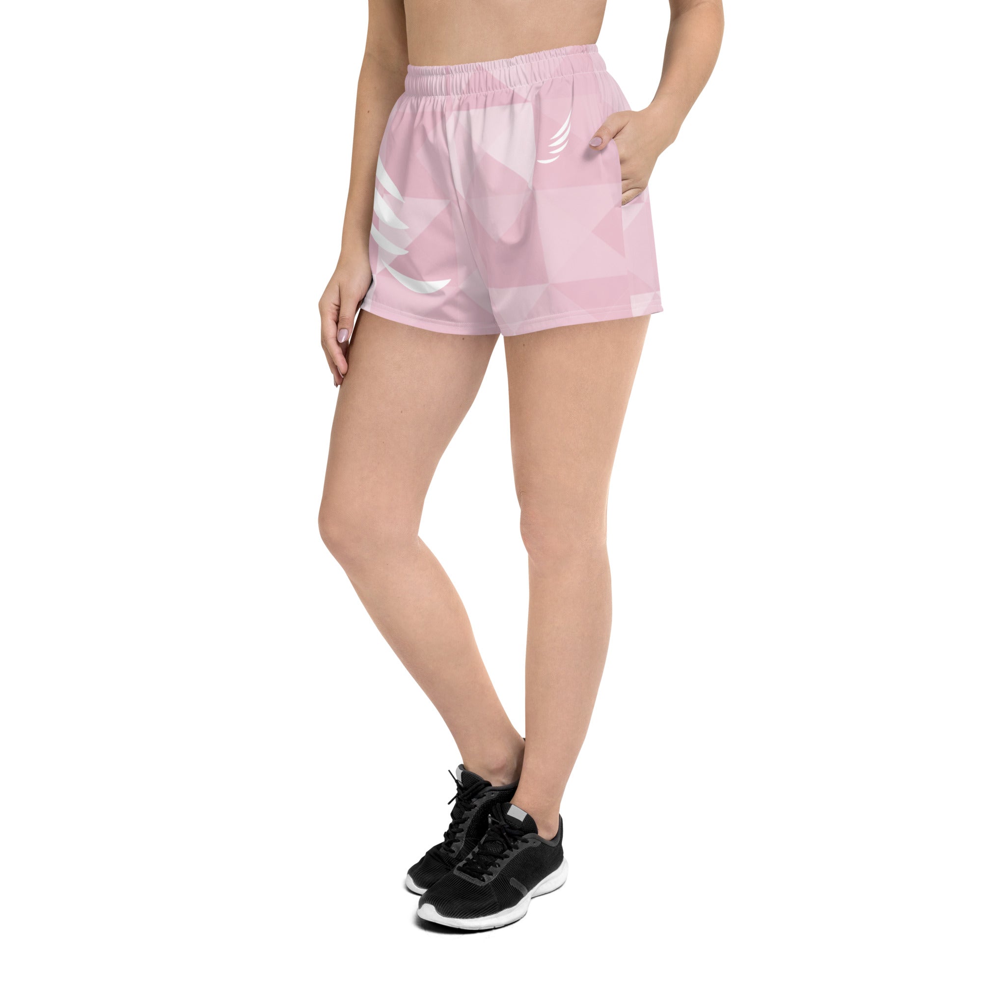 "Pastel Rose" Recycled Athletic Shorts