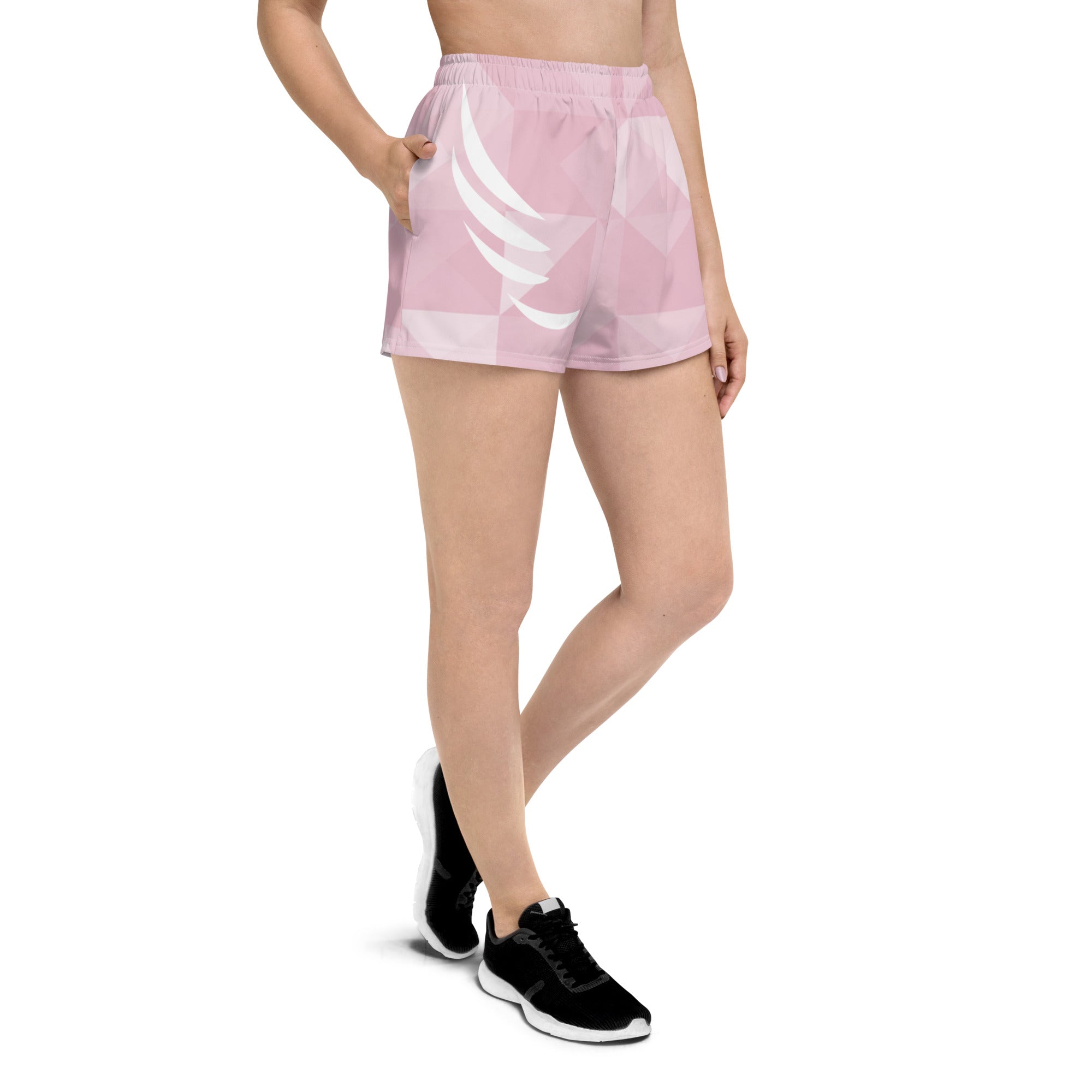 "Pastel Rose" Recycled Athletic Shorts