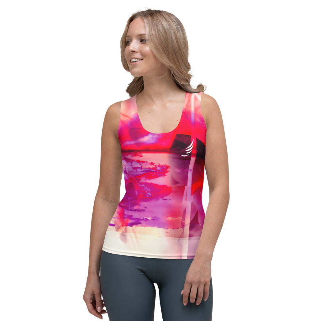 "Rose Waterflower" Sublimation Cut & Sew Tank Top