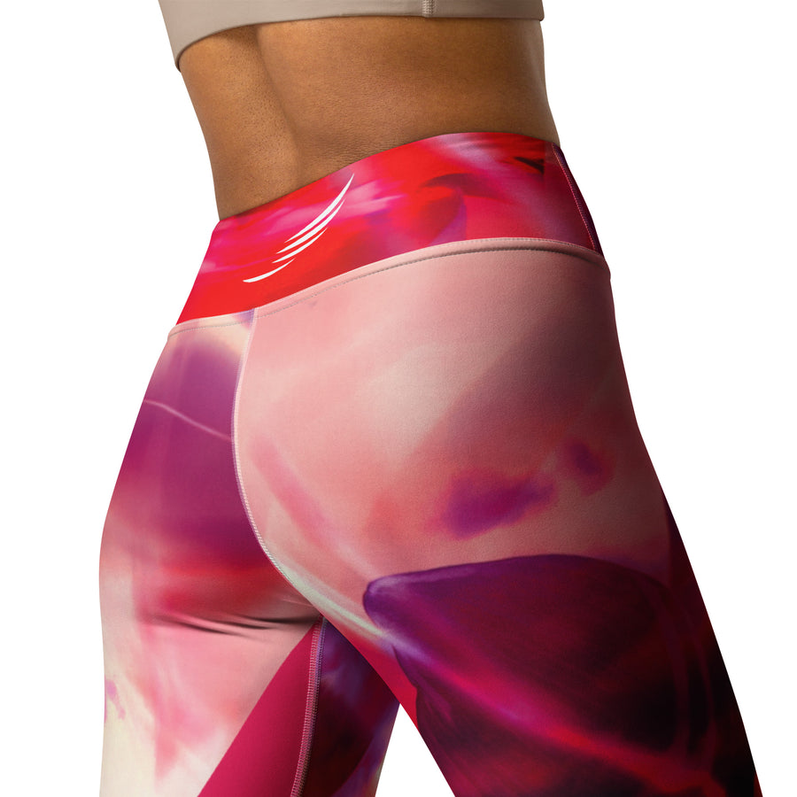 "Rose Waterflower" Artemis SoftTouch Leggings