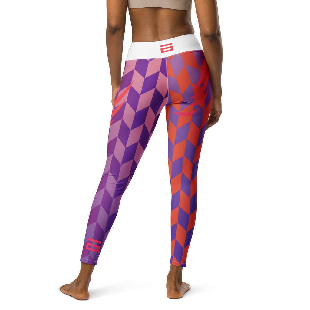 "Fall Dream Pink-Violet" Leggings