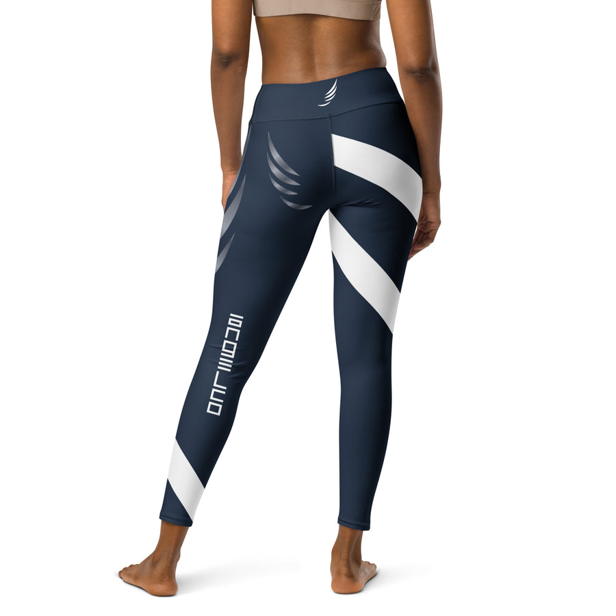 "Navy Blue Wings" Leggings