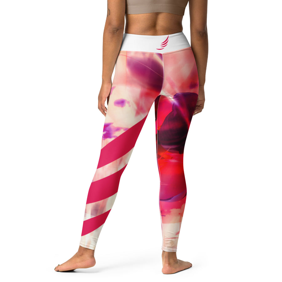 "Rose Waterflower" SoftTouch Leggings