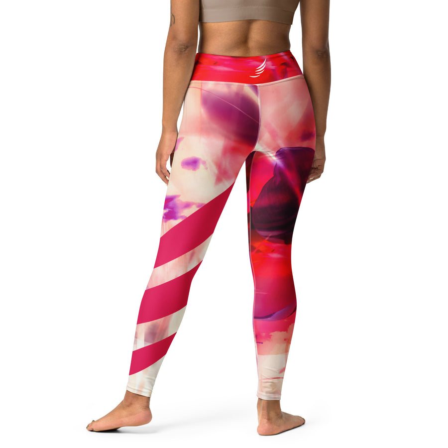 "Rose Waterflower" Artemis SoftTouch Leggings