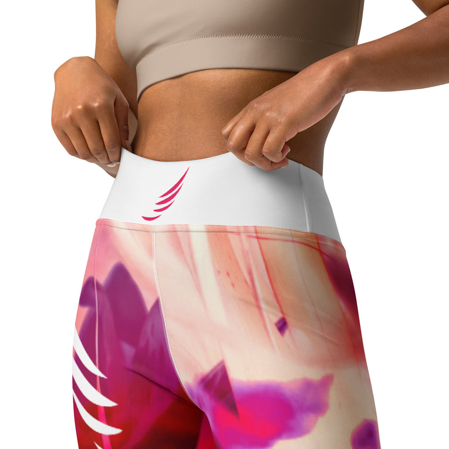 "Rose Waterflower" SoftTouch Leggings