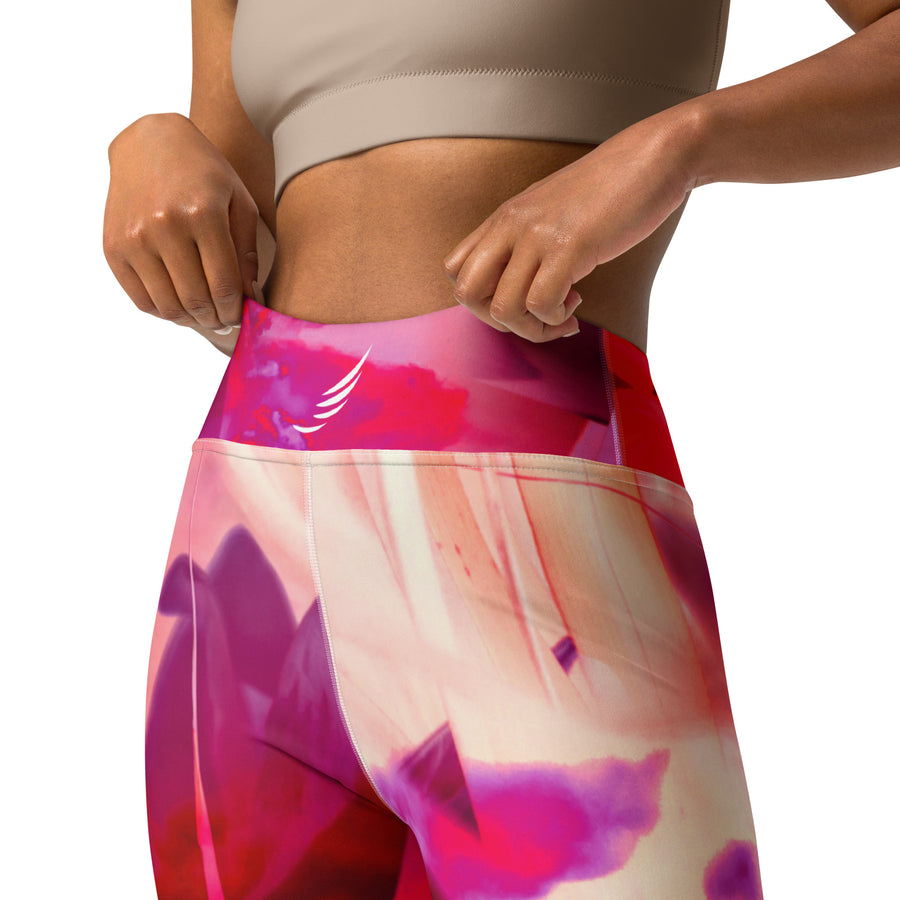 "Rose Waterflower" Artemis SoftTouch Leggings