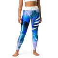 "Blue Waterflower" Leggings