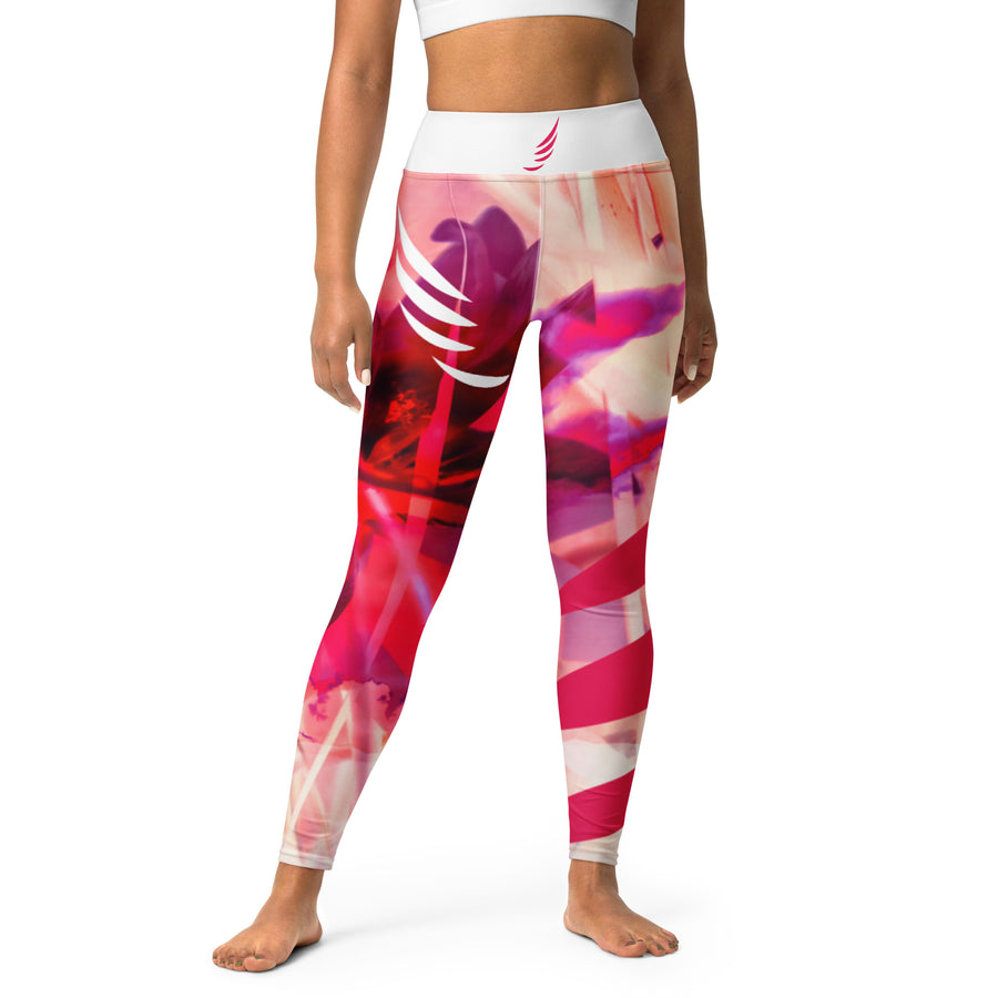 "Rose Waterflower" SoftTouch Leggings