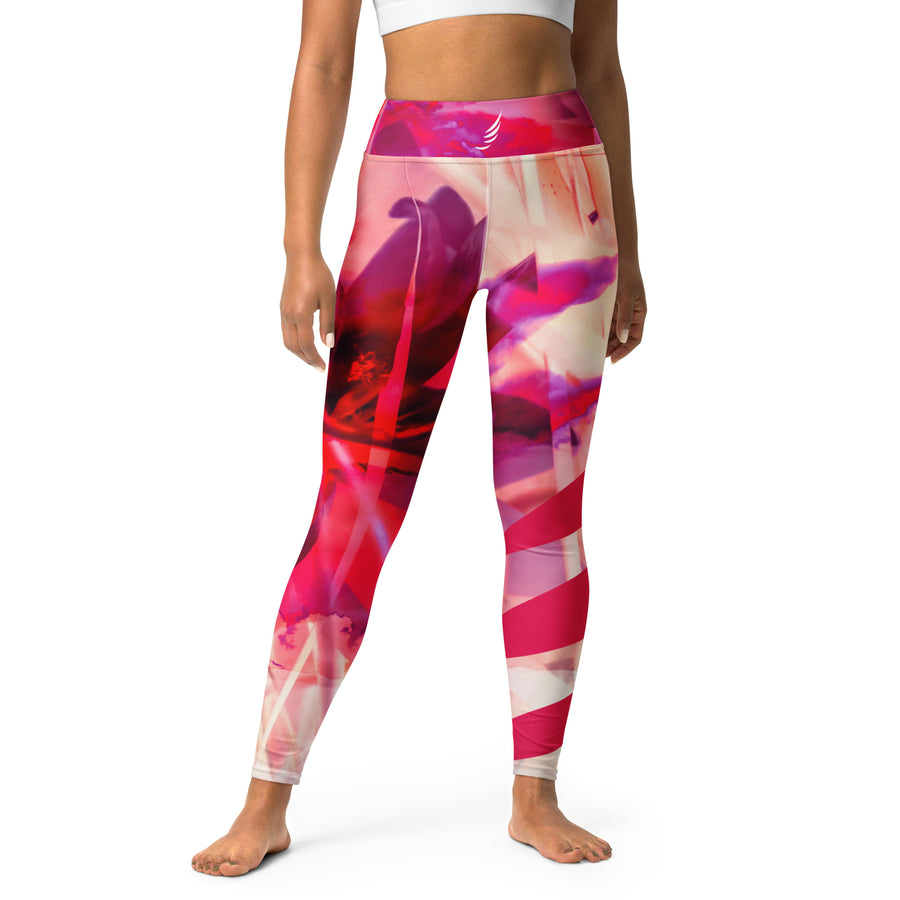 "Rose Waterflower" Artemis SoftTouch Leggings