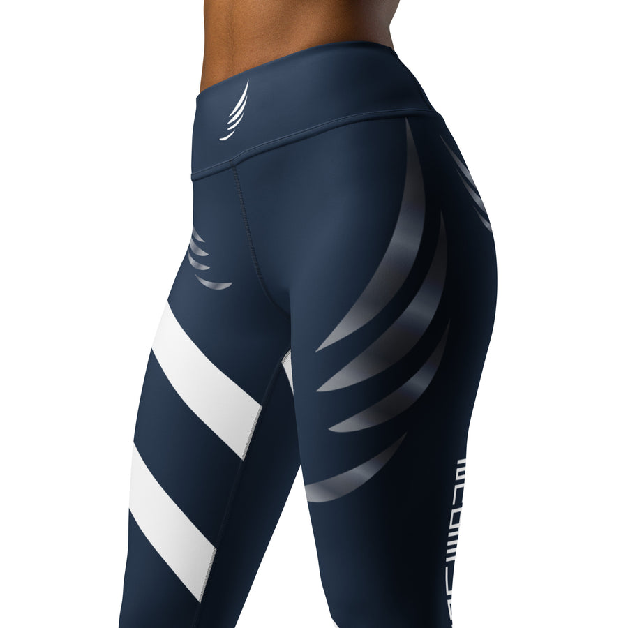 "Navy Blue Wings" Leggings