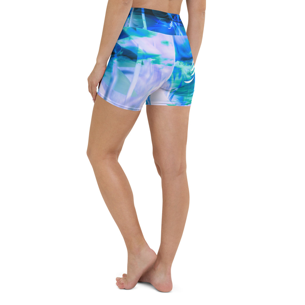 "Blue Waterflower" Shorts