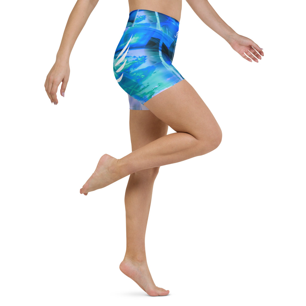 "Blue Waterflower" Shorts