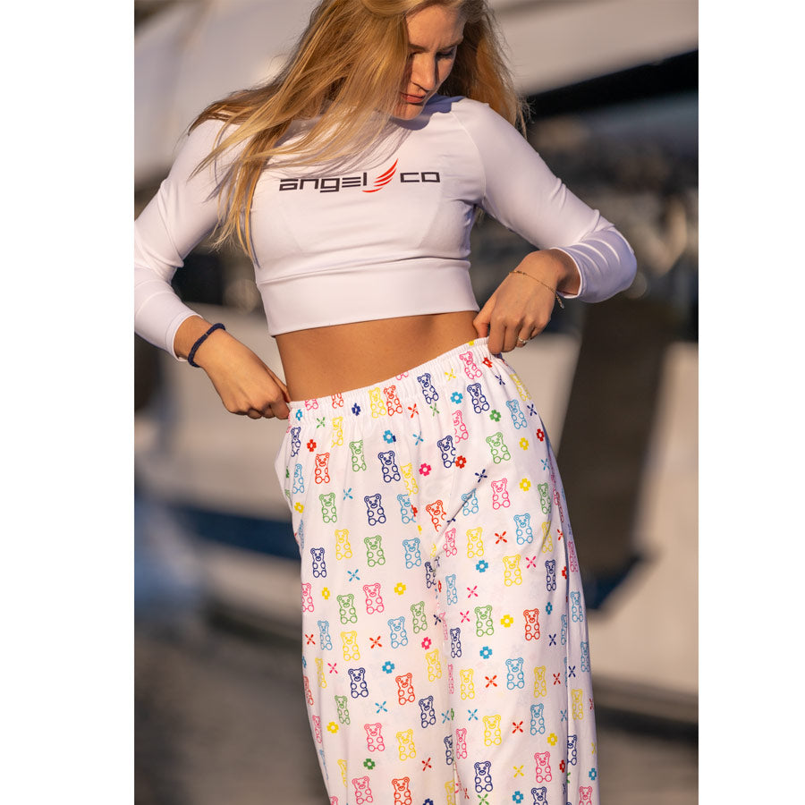 "Gummybear" wide-leg pants