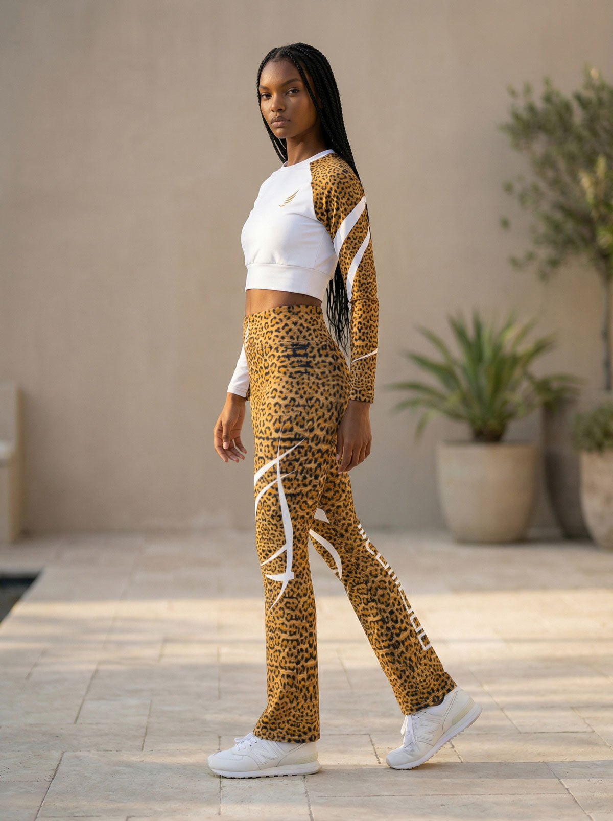 "Leopard Style" Flare leggings