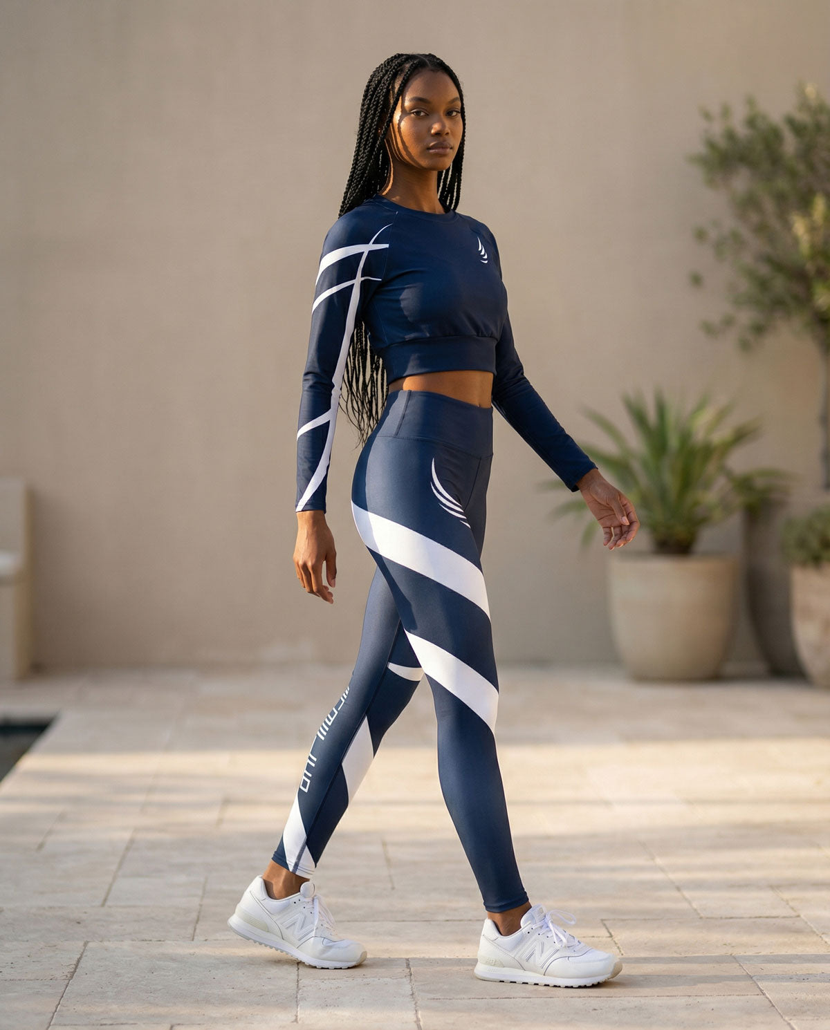 "Navy Blue Wings" Leggings