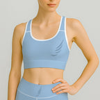 "Summer Blue" UltraComfort Sports bra