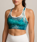 "Frenchy Waves" UltraComfort Sports bra