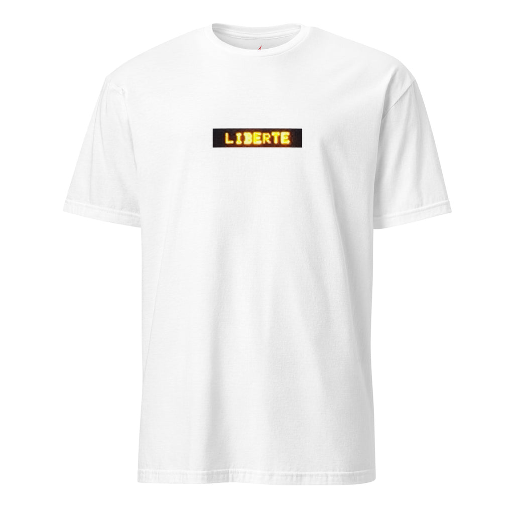 "Liberte" White T-Shirt