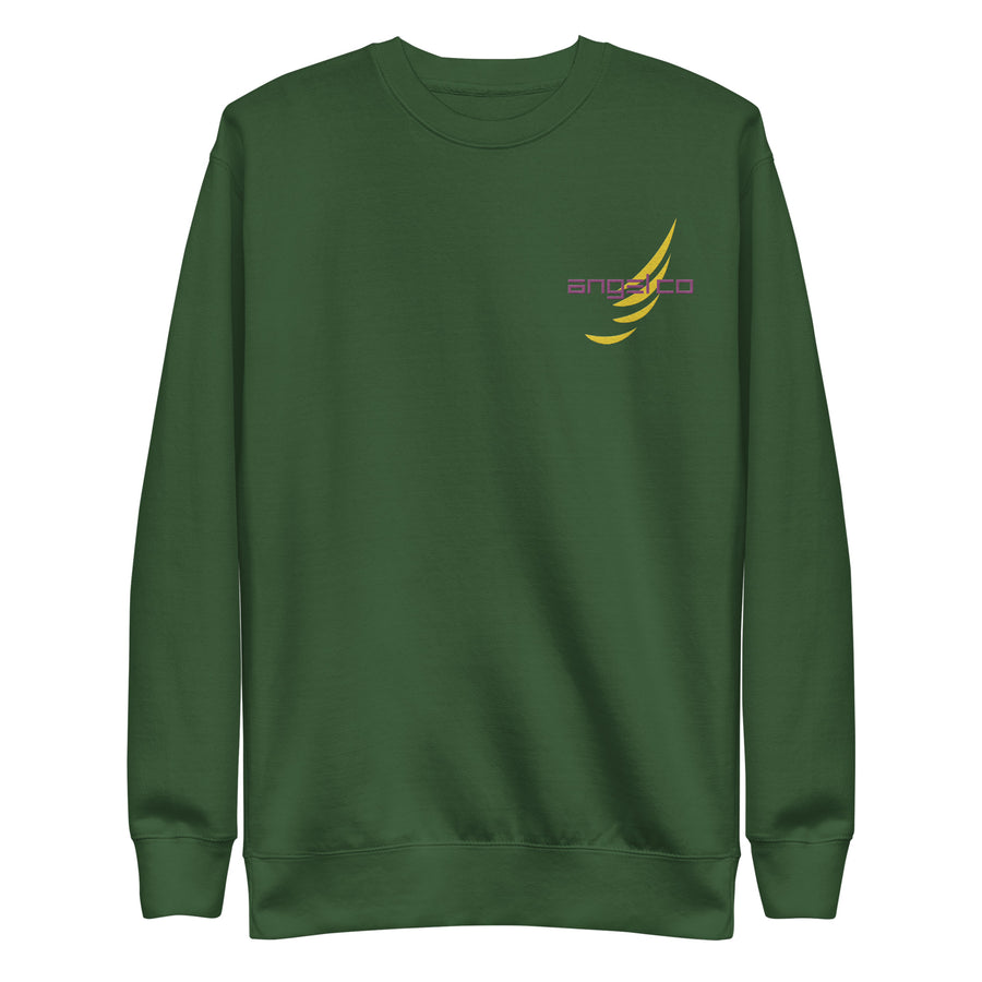 "Deep Green" Premium Cotton Sweatshirt