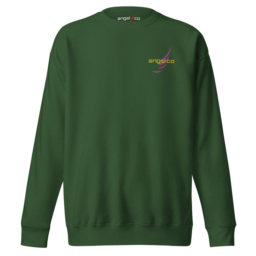 "AngelCo Deep Green"  Premium Sweatshirt