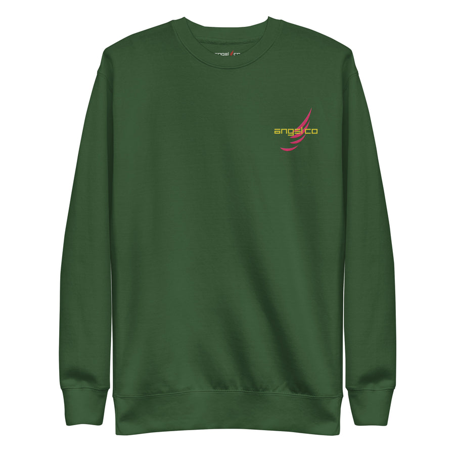"Deep Green" Premium Cotton Sweatshirt