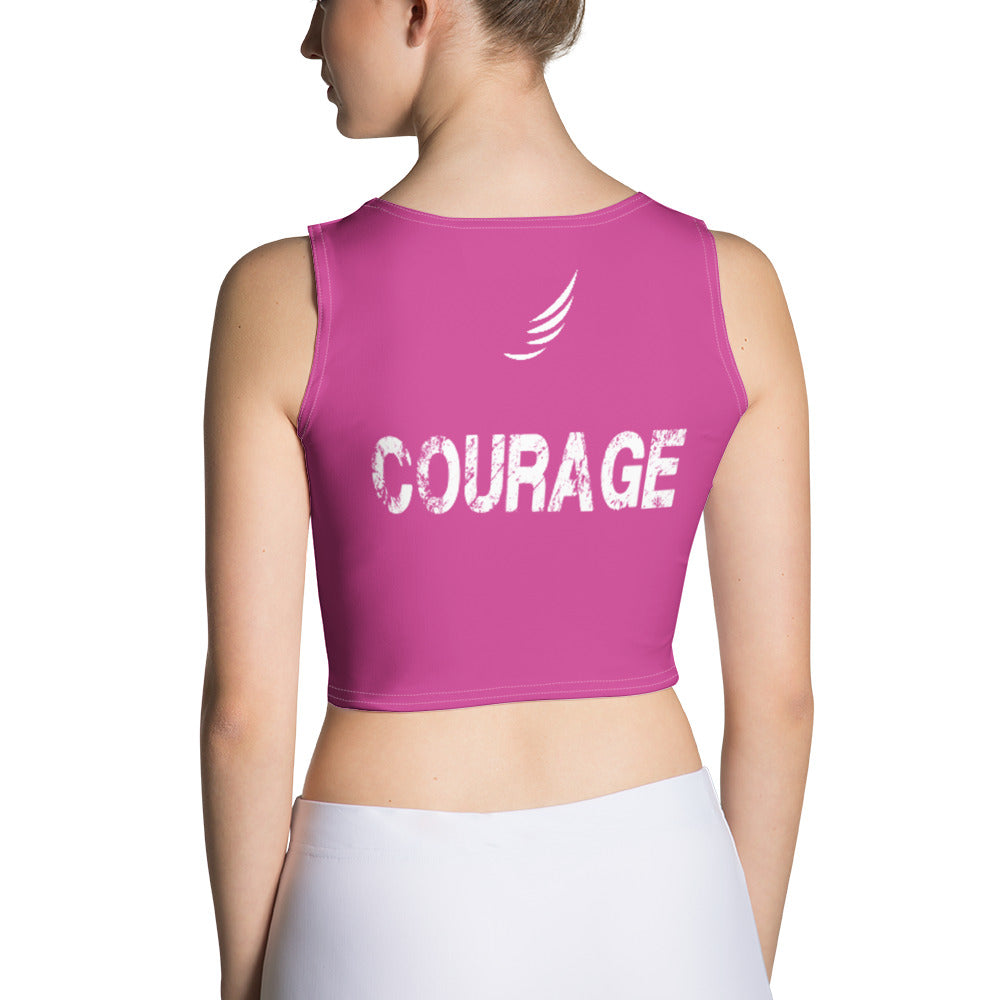 "Pink Courange" Crop Top